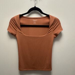 American-eagle Women's Brown T-shirt